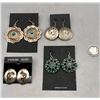 Image 2 : Four Pairs of Stupendous Sterling Silver Earrings
