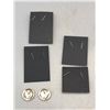Image 9 : Five Pairs of Sterling Silver Earrings