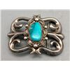 Image 2 : Wonderful Vintage Turquoise Sandcast Belt Buckle