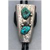 Image 1 : Vintage Two Stone Turquoise Bolo Tie