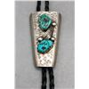 Image 3 : Vintage Two Stone Turquoise Bolo Tie
