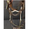Image 14 : Old Spotted Leather Cowboy Bridle with Crockett Bit