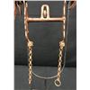 Image 8 : Old Spotted Leather Cowboy Bridle with Buermann Bird Bit