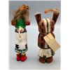 Image 8 : Two Zuni Beaded Figures and Two Hopi Kachinas