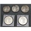 Image 1 : Five Morgan Silver Dollars