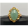 Image 1 : Lovely 18k Gold and Jade Ring