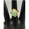 Image 8 : Lovely 18k Gold and Jade Ring