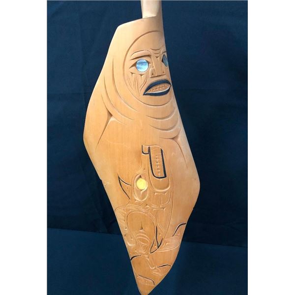 Unique Hand-carved Northwest Coast Spinner
