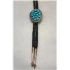 Image 2 : Turquoise Cluster Bolo Tie by Wilson Padilla