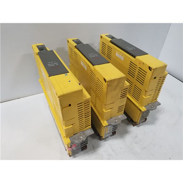 (3) FANUC A06B-6066-H006 SERVO AMPLIFIER