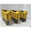 Image 4 : (3) FANUC A06B-6066-H004 SERVO AMPLIFIER (COVER MISSING)
