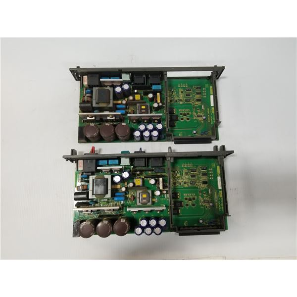 (2) FANUC A16B-2203-0370/13E POWER SUPPLY BOARD