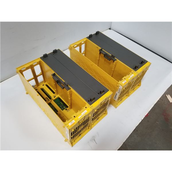 (2) FANUC A05B-2400-C061 4 SLOT BACKPLANE