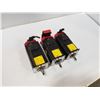 Image 1 : (3) FANUC A06B-0215-B605 AC SERVO MOTOR