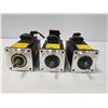 Image 2 : (3) FANUC A06B-0215-B605 AC SERVO MOTOR