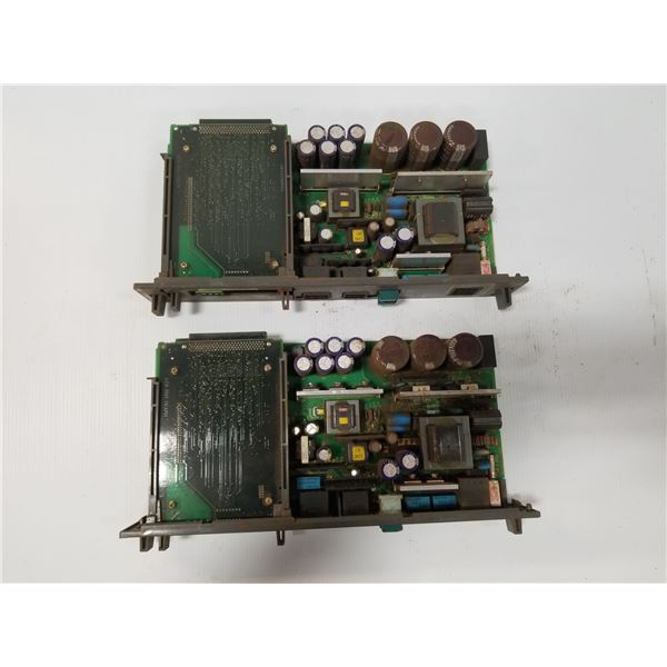 (2) FANUC A16B-2203-0370 POWER SUPPLY BOARD