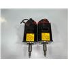Image 2 : (2) - FANUC A06B-0202-B605 AC SERVO MOTORS WITH A860-2014-T301 PULSE CODERS