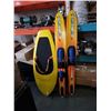 Image 1 : HYDRO SLIDE WATER TOY AND PAIR OF EXELL PRECISION WATER SKIS
