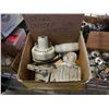 Image 2 : 4 TRAYS OF MACHINE PARTS - ENGINE PARTS, CUTOFF SAW PARTS, CHAINSAW CARBURETORS, HONDA MOTOR PARTS