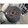 Image 2 : 2 WINTERMARK P235/75R15 TIRES ON 5 BOLT RIMS MUD AND SNOW TIRES