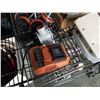 Image 3 : 3 trays of Ridgid 18 volt charger, heavy duty legs, makeup mirror and more