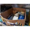 Image 1 : Box of tune up kit, concrete bit, welding rods and more