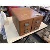 Image 1 : WOOD 4 DRAWER ORGANIZER