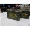 Image 2 : 4 Military metal ammo boxes