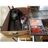 Image 1 : Box of new hole saw kit and flippers with facemask