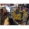 Image 2 : Box of camping tools, with fishing equipment and crab trap