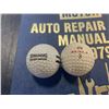 Image 3 : PAIL OF GOLF BALLS AND AUTO REPAIR MANUAL