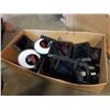 Image 1 : Box of store returned weather stations and electronics