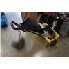 Image 1 : Seed spreader, lawn catcher snow shovel and chimney brushes