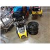 Image 1 : Karcher electric pressure washer - store return and 2 steel wheel rims 15"