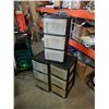 Image 1 : THREE 3 DRAWER ORGANIZERS