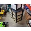 Image 2 : THREE 3 DRAWER ORGANIZERS