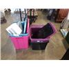 Image 1 : LOT OF TOTES AND BINS