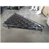 Image 7 : Box of gridwall shelf hooks and mobile gridwall triangle bases