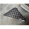 Image 8 : Box of gridwall shelf hooks and mobile gridwall triangle bases
