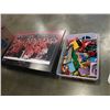 Image 1 : Tote of lego and 2004 team canada photo board
