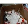 Image 2 : BOX OF CRYSTAL VASES, LIDDED DISH