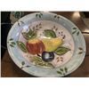 Image 6 : 2 TRAYS OF KITCHEN ITEMS, SERVING PIECES, TEAPOT, CAR DECANTER