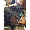 Image 1 : 2 dancing outfits, fleece jackets and box of new swim suits