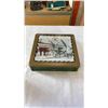 Image 8 : 2 TINS OF JEWELLERY - ROSARIES, BEADED, GLASS, ETC