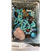 Image 2 : LOT OF JEWELLERY - BEADED, STONE, MAGNETIC, ETC