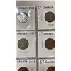 Image 3 : 19 CANADIAN KING GEORGE V NICKELS 1922-1936 VARIOUS DATES