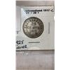 Image 2 : 3 NEW FOUND LAND 1917C COINS LOW MINTAGE 25 CENT, 10 CENT, 1 CENT  .925 SILVER