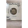 Image 3 : 3 NEW FOUND LAND 1917C COINS LOW MINTAGE 25 CENT, 10 CENT, 1 CENT  .925 SILVER