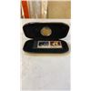 Image 2 : 2001 WORLD FIGURE SKATING CHAMPIONSHIP 2 STAMPS AD 24 KARAT GOLD PLATED MEDALLION