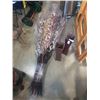 Image 1 : Bundle of new artificial plants and 2 wood vases